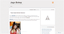 Desktop Screenshot of jagobokep.wordpress.com