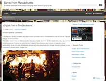 Tablet Screenshot of bandsfromma.wordpress.com