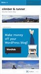 Mobile Screenshot of climberandrunner.wordpress.com