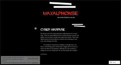 Desktop Screenshot of maxalphonse.wordpress.com