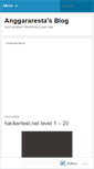 Mobile Screenshot of anggararesta.wordpress.com