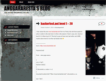 Tablet Screenshot of anggararesta.wordpress.com