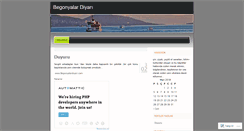 Desktop Screenshot of begonya.wordpress.com