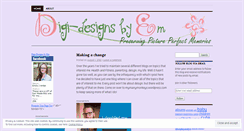 Desktop Screenshot of digidesignsbyem.wordpress.com