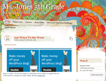 Tablet Screenshot of msjones5.wordpress.com