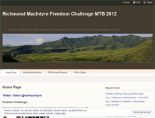 Tablet Screenshot of macintyrefreedomchallenge2012.wordpress.com