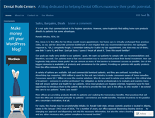 Tablet Screenshot of dentalprofitcenters.wordpress.com
