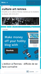 Mobile Screenshot of cultureartrennes.wordpress.com