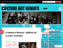 Tablet Screenshot of cultureartrennes.wordpress.com