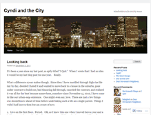 Tablet Screenshot of cyndiandthecity.wordpress.com