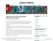Tablet Screenshot of lienzosurbanos.wordpress.com