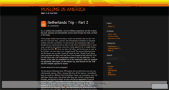Desktop Screenshot of muslimsinamerica.wordpress.com