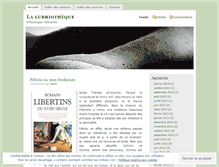 Tablet Screenshot of lubriotheque.wordpress.com