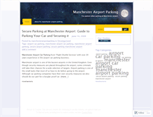 Tablet Screenshot of manchesterairportparking.wordpress.com