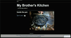 Desktop Screenshot of mybrotherskitchen.wordpress.com