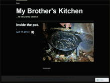 Tablet Screenshot of mybrotherskitchen.wordpress.com