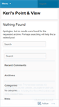 Mobile Screenshot of keriwelchphotography.wordpress.com