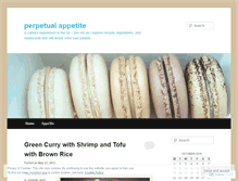 Tablet Screenshot of perpetualappetite.wordpress.com