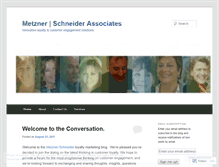 Tablet Screenshot of metznerschneider.wordpress.com