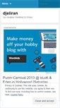 Mobile Screenshot of djeliran.wordpress.com