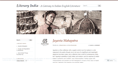 Desktop Screenshot of literaryindia.wordpress.com