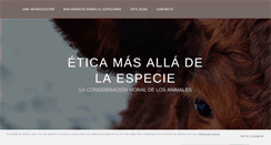 Desktop Screenshot of masalladelaespecie.wordpress.com