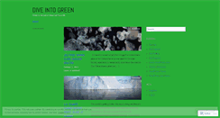 Desktop Screenshot of diveintogreen.wordpress.com