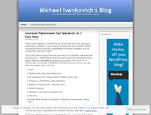 Tablet Screenshot of ivankovich.wordpress.com