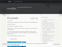 Tablet Screenshot of muselika.wordpress.com