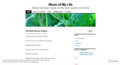 Desktop Screenshot of musicofmylife.wordpress.com