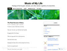 Tablet Screenshot of musicofmylife.wordpress.com