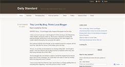 Desktop Screenshot of dailystandard.wordpress.com