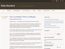 Tablet Screenshot of dailystandard.wordpress.com