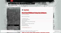 Desktop Screenshot of nitinkhatri.wordpress.com