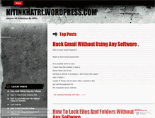 Tablet Screenshot of nitinkhatri.wordpress.com