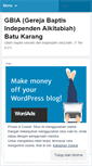 Mobile Screenshot of gbia.wordpress.com
