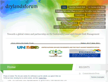 Tablet Screenshot of drylandsforum.wordpress.com