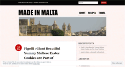 Desktop Screenshot of madeinmalta.wordpress.com