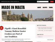 Tablet Screenshot of madeinmalta.wordpress.com