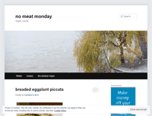 Tablet Screenshot of nomeatmonday.wordpress.com