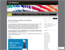 Tablet Screenshot of cckmissions.wordpress.com