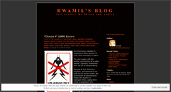 Desktop Screenshot of hwamil.wordpress.com