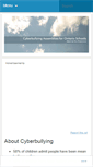 Mobile Screenshot of cyberbullyingassembliesforontarioschools.wordpress.com