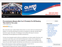 Tablet Screenshot of oliverhvac.wordpress.com