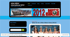 Desktop Screenshot of missbikiniinternational2012.wordpress.com