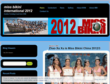 Tablet Screenshot of missbikiniinternational2012.wordpress.com