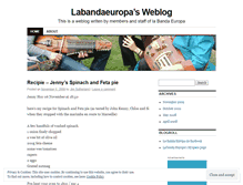 Tablet Screenshot of labandaeuropa.wordpress.com