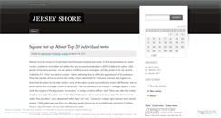 Desktop Screenshot of jerseysoon.wordpress.com