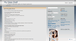 Desktop Screenshot of depressionglass.wordpress.com
