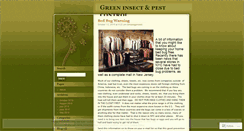 Desktop Screenshot of insectpestcontrol.wordpress.com